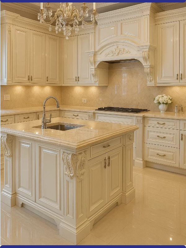 طراحی کابینت کلاسیک در یزد، به سبک خانه‌های اصیل ایرانی