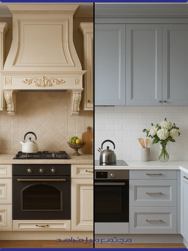 طراحی کابینت کلاسیک در یزد، به سبک خانه‌های اصیل ایرانی