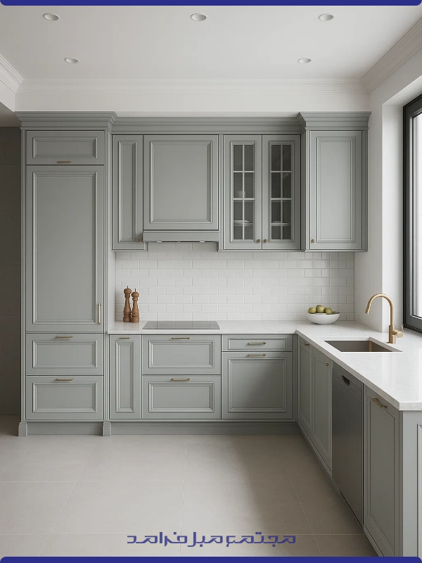 طراحی کابینت کلاسیک در یزد، به سبک خانه‌های اصیل ایرانی