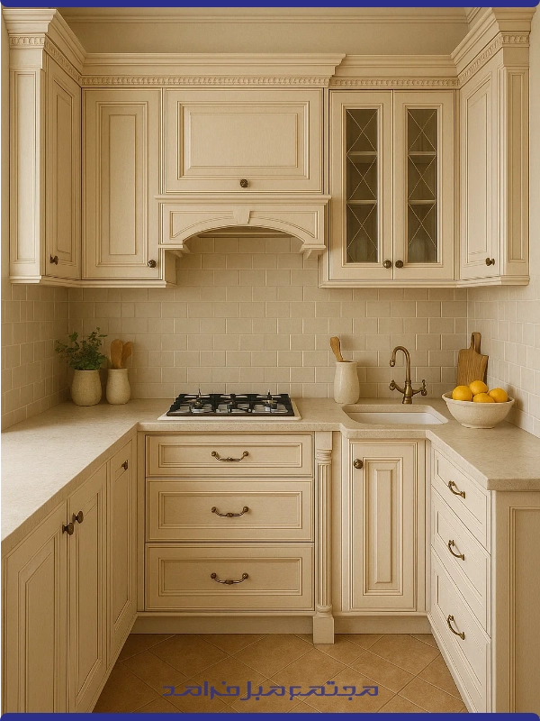 طراحی کابینت کلاسیک در یزد، به سبک خانه‌های اصیل ایرانی