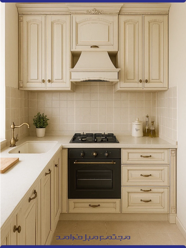 طراحی کابینت کلاسیک در یزد، به سبک خانه‌های اصیل ایرانی