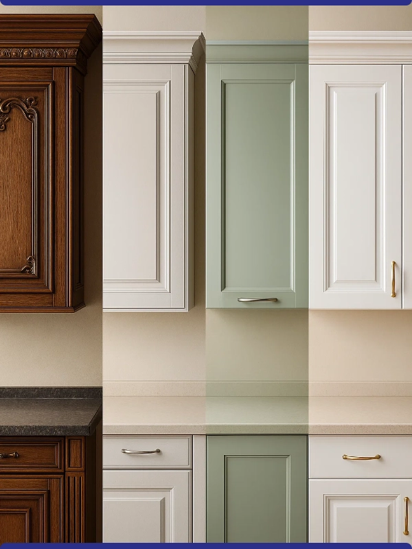 طراحی کابینت کلاسیک در یزد، به سبک خانه‌های اصیل ایرانی