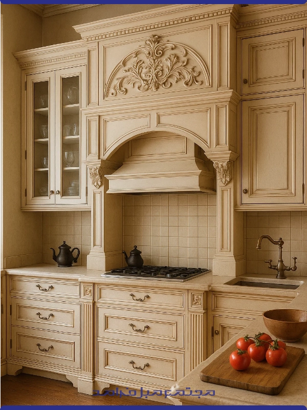 طراحی کابینت کلاسیک در یزد، به سبک خانه‌های اصیل ایرانی