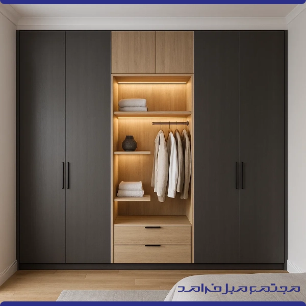 مدل‌ های جدید و ترند کمد دیواری در طراحی داخلی ۱۴۰۴، انتخابی مدرن و مینیمال