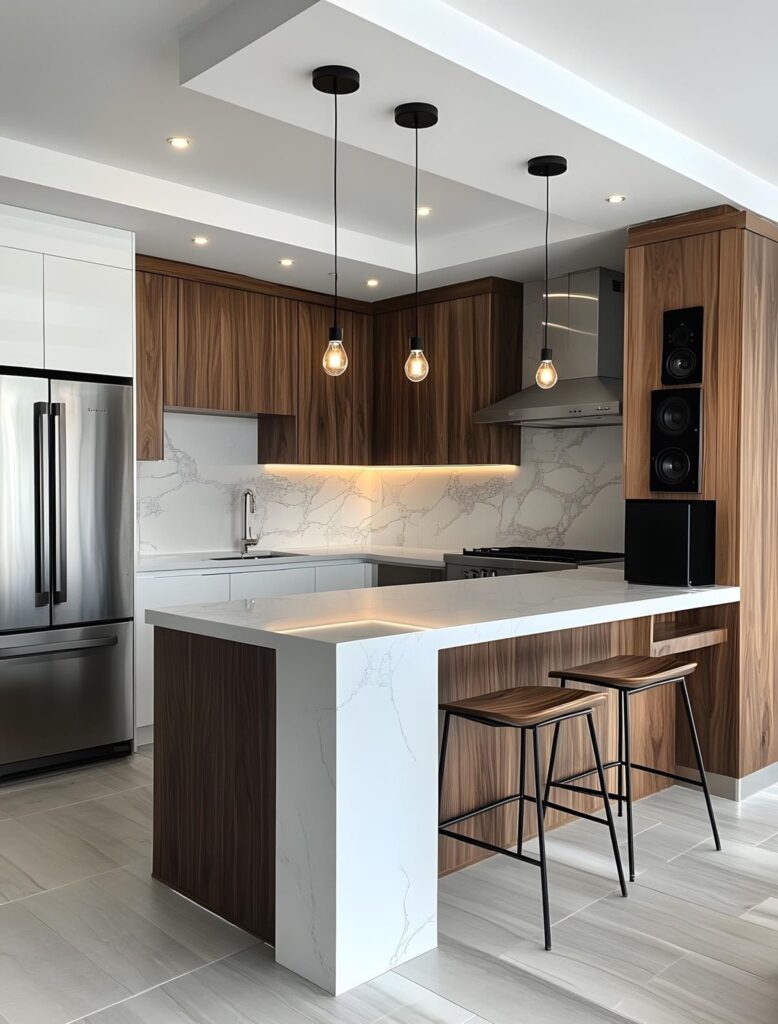 کابینت مدرن برای آشپزخانه های کوچک در یزد ،۷ مدل جدید با طراحی کاربردی 11 کابینت مدرن برای آشپزخانه های کوچک در یزد ،۷ مدل جدید با طراحی کاربردی